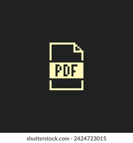 this is file icon in pixel art with white color and black background ,this item good for presentations,stickers, icons, t shirt design,game asset,logo and project.