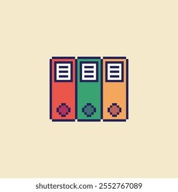  Dies ist Datei-Symbol im Pixel-Art-Stil , dieses Element gut für Präsentationen, Aufkleber, Symbole, T-Shirt-Design, Spiel Asset, Logo und Projekt.