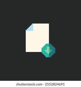 this is file icon in pixel art style ,this item good for presentations,stickers, icons, t shirt design,game asset,logo and project.