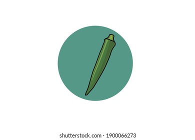 This Is Fill Line Okra Design