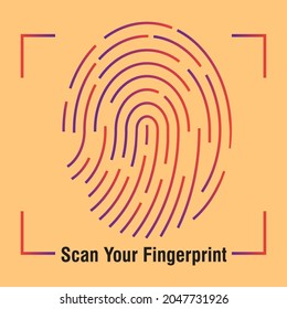 this is fingerprint logo to scan yours for pay somthing with online transaction.