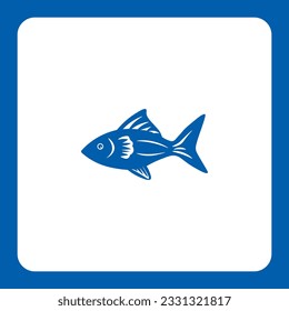 This fin-tastic design is perfect for seafood restaurants, fishing enthusiasts, and marine-related businesses. Dive into success with this eye-catching and versatile icon.