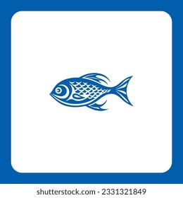 This fin-tastic design is perfect for seafood restaurants, fishing enthusiasts, and marine-related businesses. Dive into success with this eye-catching and versatile icon.