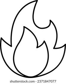 This is Fire flame Line Vector Icon easily modified with filled and trendy colours combination, you'll find representations of essential of icon concepts.

