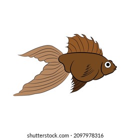 This is Fish clipart. Digitally drawing and colored and downloading easily. Anyone can change colors with their own skills.