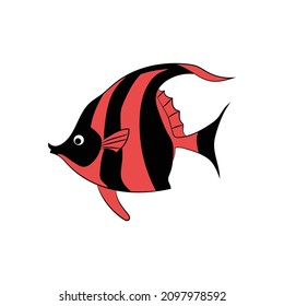 This is Fish clipart. Digitally drawing and colored and downloading easily. Anyone can change colors with their own skills.