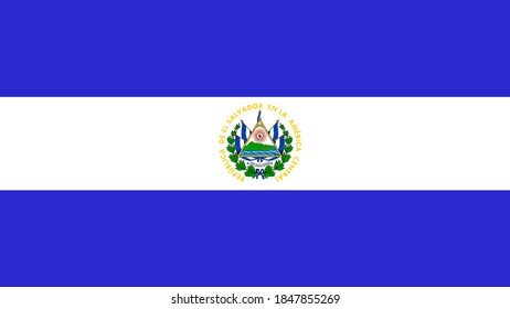 Esta es una bandera de El Salvador.