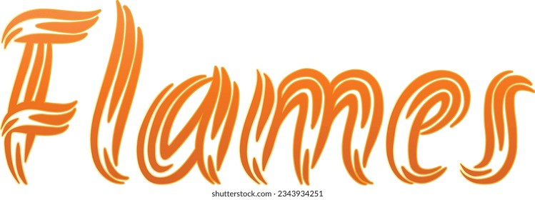 this is a flames look text you can use as it as or have this as an example