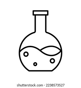 this is a flask icon
icon with outline and pixel perfect style
this is one of the icons from the icon sets with Chemistry theme