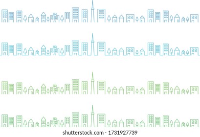 este es un fondo plano de ciudad y ciudad.