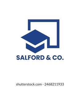 This is flat book logo design .