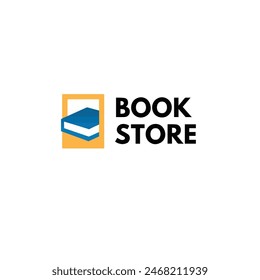 This is flat book logo design .