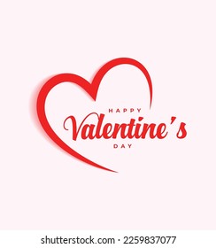 This is a Flat Happy Valentines Day Vector.