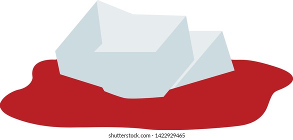 this is a flat icon of blood sugar 
