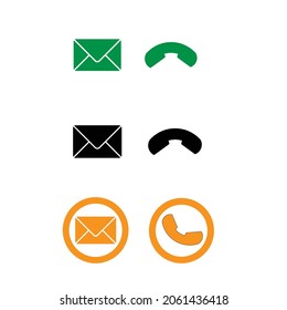 Este es un icono plano que usa el icono de negocios logotipo correo electrónico de teléfono etc.