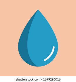 This is a flat water drop design.