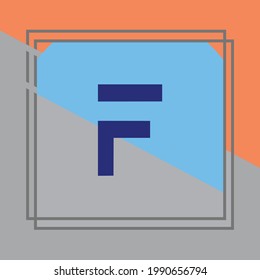 This is a F-letter logo design.