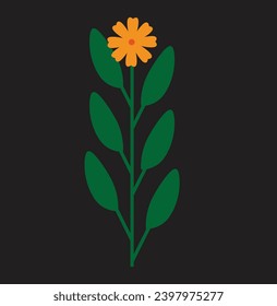 este es un diseño de iconos florales