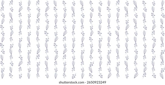 Este padrão floral ilustração perfeita traz um toque natural para projetos criativos como papelaria, tecido e arte digital.