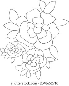 64 Baby floral one line hand drawn Images, Stock Photos & Vectors ...
