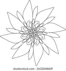 this is a flower mandala 