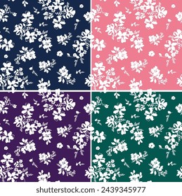 this flower pattern design for clothing design and other fashionable work. 