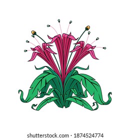 esta es una ilustración portadora de flores

