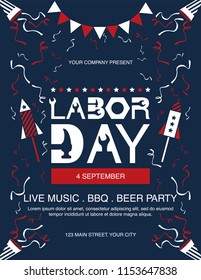 This flyer made for your special event with BBQ