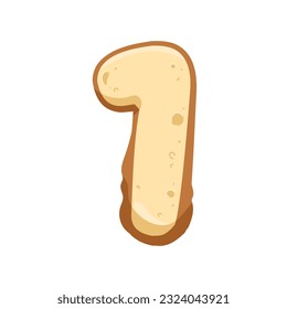 This font is a delightful and adorable representation of bread cookies and biscuits with a cute and kawaii twist.