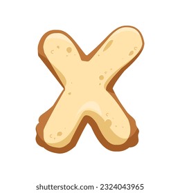 This font is a delightful and adorable representation of bread cookies and biscuits with a cute and kawaii twist.