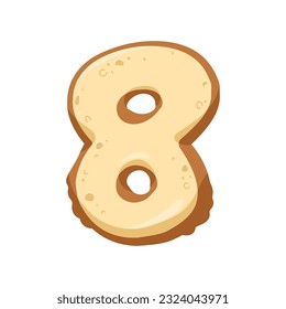 This font is a delightful and adorable representation of bread cookies and biscuits with a cute and kawaii twist.