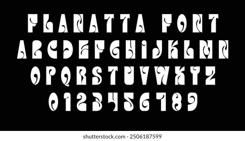 This font is good for logo design, Movie Titles, Books Titles and any awesome project you create. Make a stunning work with Flanatta psychedelic display font.