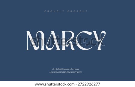 This font is suitable for attractive packaging label designs, unique desired logos, trendy poster designs