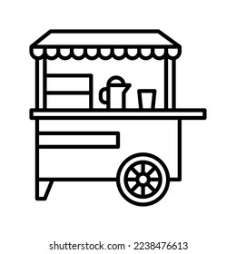 this is a food cart icon
icon with outline and pixel perfect style
this is one of the icons from the icon sets with Carnival theme