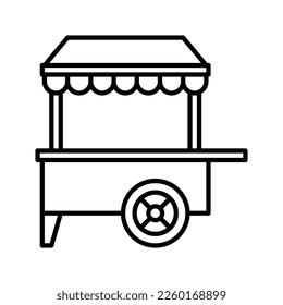 this is a food cart icon
icon with outline style and pixel perfect
this is one of the icons from the icon sets with Circus theme svg