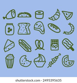 This is food icon, format eps 10 