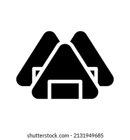 This is a food icon that uses a solid style