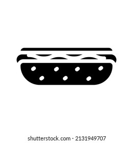 This is a food icon that uses a solid style