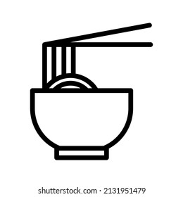 This is a food icon that uses a outline style