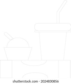 This is a food icon which is flat and simple.
