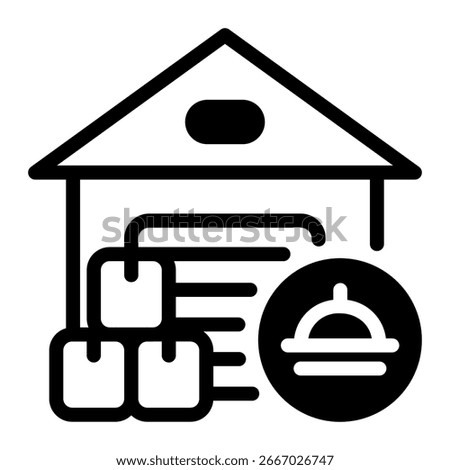This Food storage icon is suitable for Starvation, Humanitarian, and related fields.