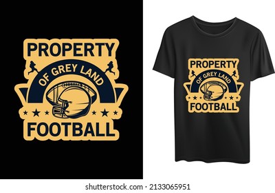 This is a Football Vector Typography T-shirt design.You can use these anywhere you want