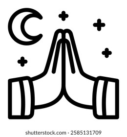 This Forgiveness icon is suitable for Ramadan Islamic event etc