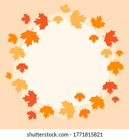 This is frame with autumn leaves. Could be used for holidays, postcards, banners, flyers, etc.