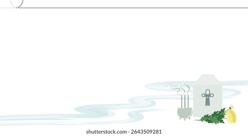 This is a frame for a background illustration of an image of a deceased person.