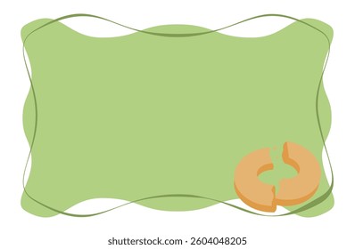 This is a frame of a donut cut in half