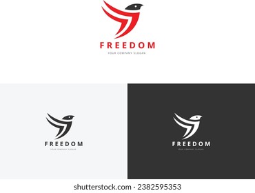 This is a Freedom logo can be use any Travel  NGO compnay