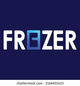 This freezer logo design is easier to remember because of its unique shape