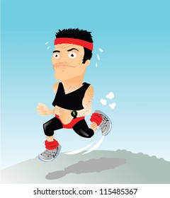 This is Frenk, a funny jogger