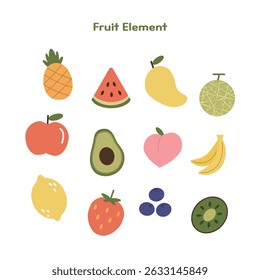 This is a fruit element illustration.